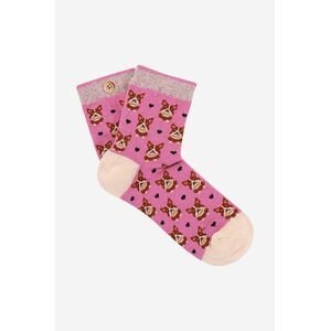Detské ponožky Cabaia CLEMENTINE & LORENZO ružová farba