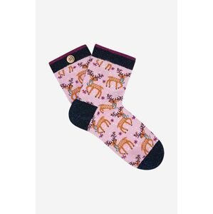 Detské ponožky Cabaia MARGAUX & DENISE ružová farba
