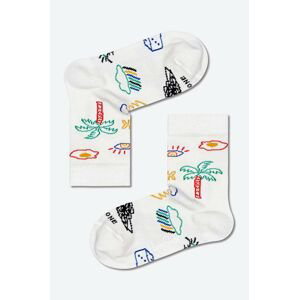 Detské ponožky Happy Socks Good Times béžová farba