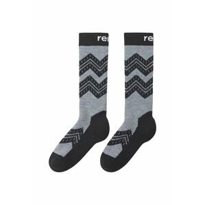 Detské ponožky Reima Suksee šedá farba