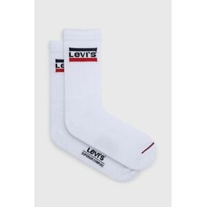 Ponožky Levi's 37157.0735-white, pánske, biela farba