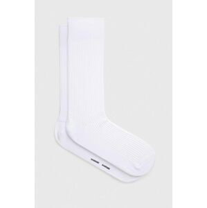 Ponožky Samsoe Samsoe HANSE pánske, biela farba, M00007103