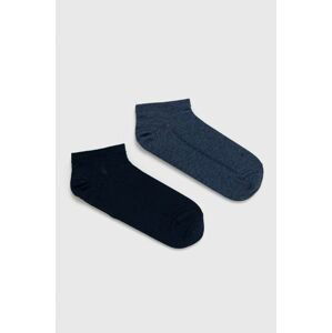 Ponožky Levi's tmavomodrá farba