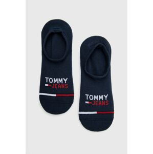 Ponožky Tommy Jeans tmavomodrá farba