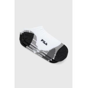 Ponožky Fila 3-pak biela farba
