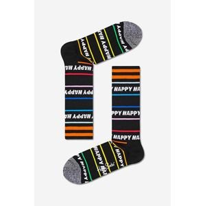 Ponožky Happy Socks čierna farba