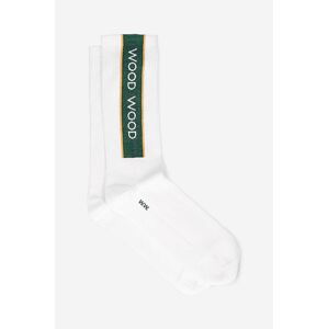 Ponožky Wood Wood Conor Sports Sock biela farba