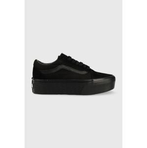 Tenisky Vans Old Skool VN0A7Q5MBKA1-BLACK, dámske, čierna farba