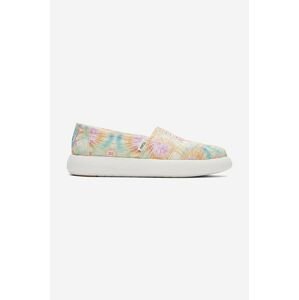 Espadrilky Toms Tie Dye Crochet Mallow