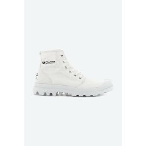 Tenisky Palladium Pampa Hi Organic II Vegan dámske, biela farba