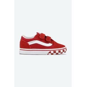 Detské tenisky Vans Old Skool V červená farba