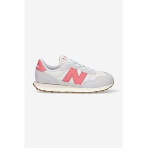 Detské tenisky New Balance PH237PK šedá farba