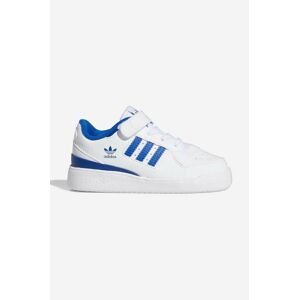 Detské tenisky adidas Originals FY7986 Forum Low biela farba