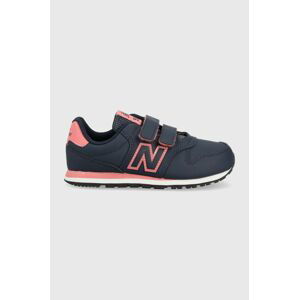 Detské tenisky New Balance PV500CF1 tmavomodrá farba