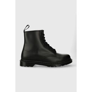 Kožená obuv Dr. Martens 1460 Mono pánske, čierna farba