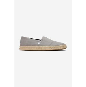 Espadrilky Toms Alpargata Rope šedá farba