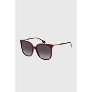Slnečné okuliare Burberry 0BE4347 dámske, hnedá farba
