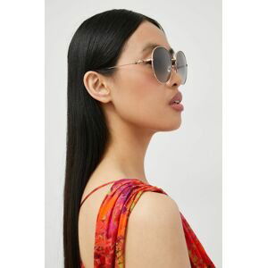 Slnečné okuliare Jimmy Choo dámske, zlatá farba