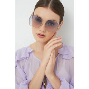 Slnečné okuliare Chloé dámske, fialová farba