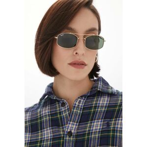 Slnečné okuliare Ray-Ban dámske, zelená farba, 0RB3719