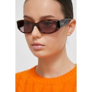 Slnečné okuliare VOGUE dámske, fialová farba