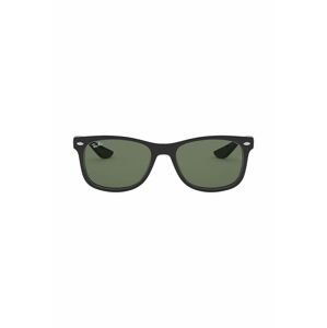 Detské slnečné okuliare Ray-Ban Junior New Wayfarer zelená farba, 0RJ9052S