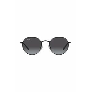 Detské slnečné okuliare Ray-Ban Junior Jack čierna farba, 0RJ9565S, 0RJ9565S