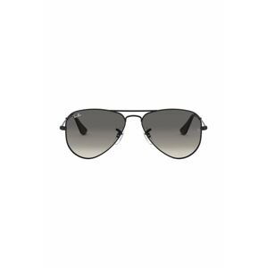 Detské slnečné okuliare Ray-Ban Junior Aviator čierna farba, 0RJ9506S