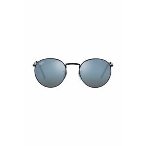 Slnečné okuliare Ray-Ban NEW ROUND čierna farba, 0RB3637