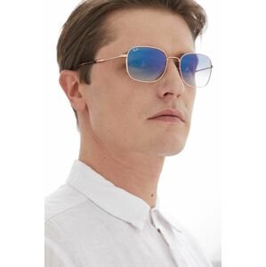 Slnečné okuliare Ray-Ban béžová farba