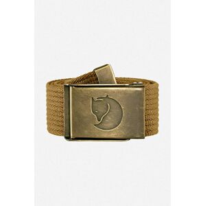 Opasok Fjallraven   Canvas Brass Belt F77297 232 béžová farba