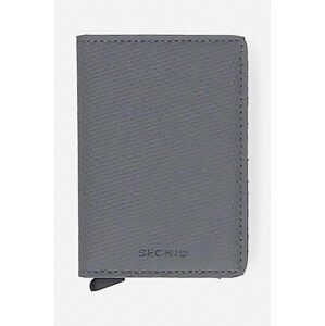 Peňaženka Secrid šedá farba,   Slimwallet Carbon SCA-COOL GREY