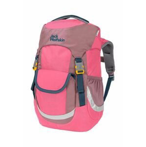 Detský ruksak Jack Wolfskin KIDS EXPLORER 16 ružová farba, veľký, vzorovaný