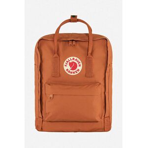 Ruksak Fjallraven Kanken hnedá farba, veľký, s nášivkou