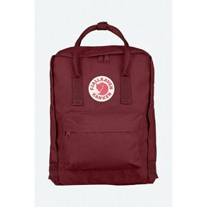 Ruksak Fjallraven Kanken F23510.326-326, červená farba, veľký, s nášivkou