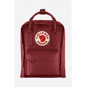 Ruksak Fjallraven Kanken Mini F23561.326-326, červená farba, malý, s nášivkou