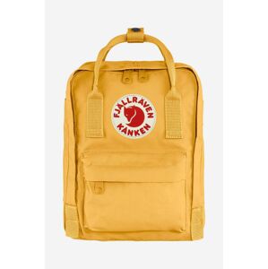 Ruksak Fjallraven Kanken Mini žltá farba, malý, s nášivkou