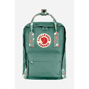 Ruksak Fjallraven Kanken Mini zelená farba, veľký, jednofarebný