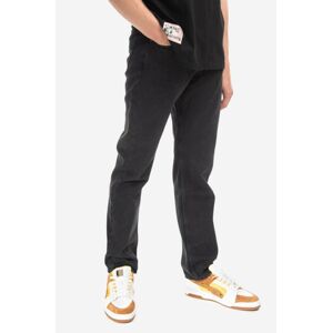 Bavlnené rifle Wood Wood Sol Rigid Denim Slim Fit 12235803.7051-BLACK,