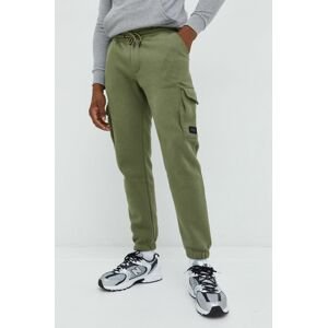 Tepláky Jack & Jones Jpstgordon pánske, zelená farba, jednofarebné