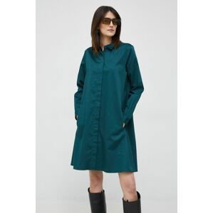 Šaty Seidensticker zelená farba, mini, áčkový strih