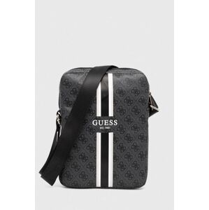 Malá taška Guess Torba na tablet šedá farba