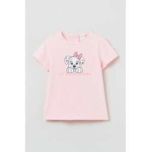 Detské tričko OVS ružová farba,