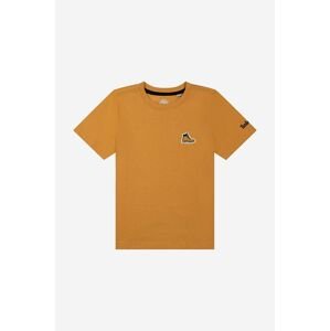 Detské bavlnené tričko Timberland Short Sleeves Tee-shirt oranžová farba, jednofarebné