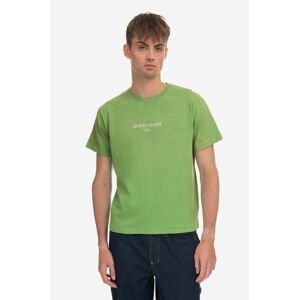 Bavlnené tričko Guess Vintage Logo Tee M3GI00.KBB50-F8DT, zelená farba, s potlačou