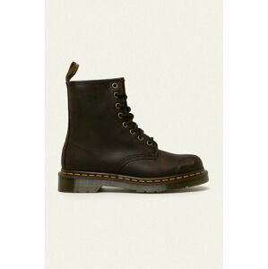 Kožené workery Dr. Martens 1460 11822203-Gaucho, dámske, hnedá farba, na plochom podpätku