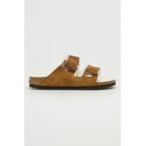 Papuče Birkenstock Arizona 1001135-Mink, hnedá farba