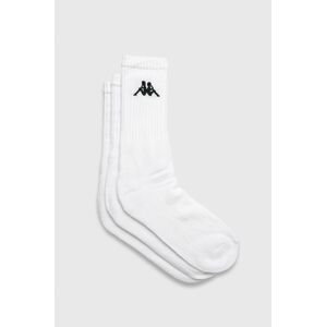 Ponožky Kappa biela farba