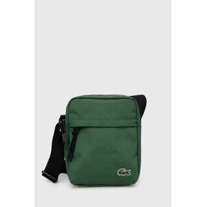 Malá taška Lacoste zelená farba