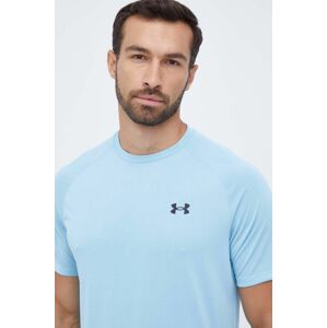 Tréningové tričko Under Armour 1326413-191, tyrkysová farba, jednofarebný